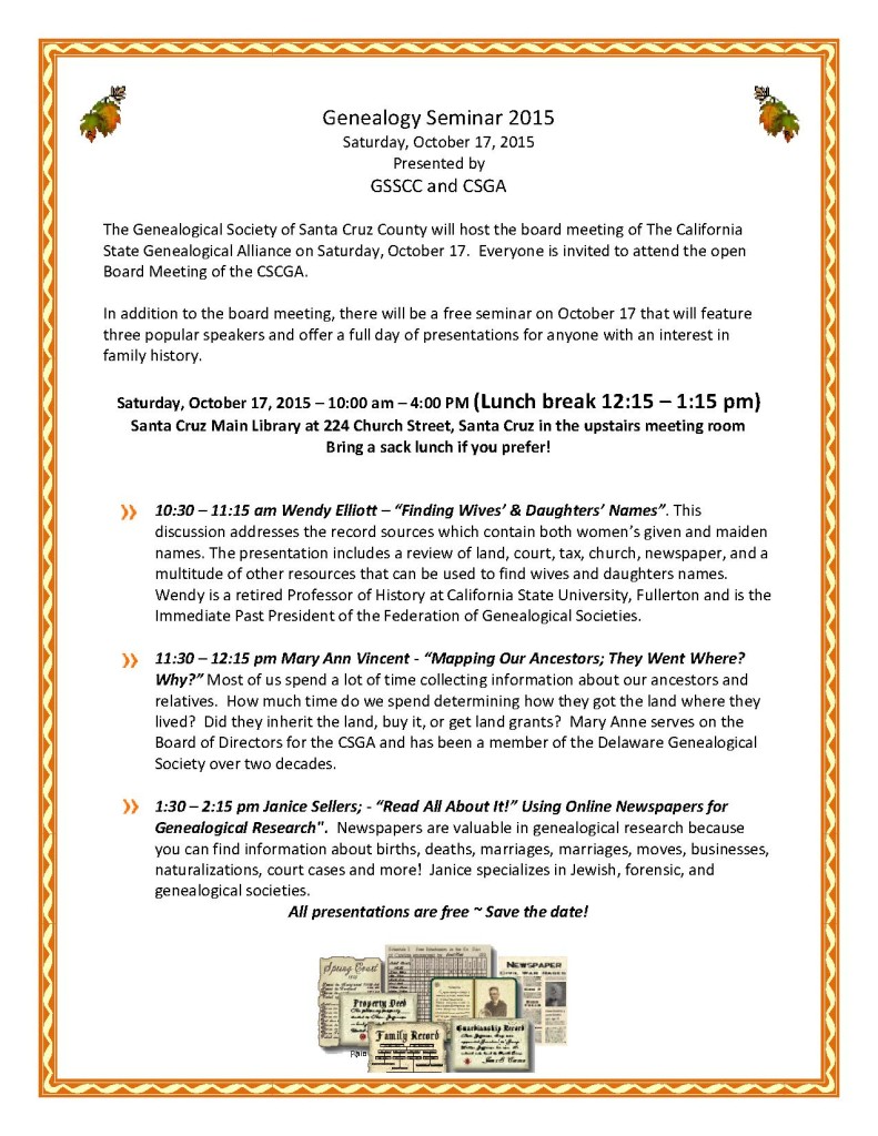 Genealogy Seminar Oct_17